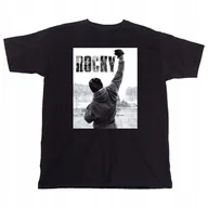 Koszulki męskie - Koszulka Rocky Balboa Stallone Xxl 2057 Czarna New - miniaturka - grafika 1