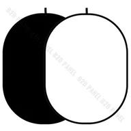 Tła fotograficzne - GlareOne GlareOne Tło fotograficzne 150x200 cm biało-czarne SBRBWO150X200 - miniaturka - grafika 1