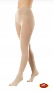 Pani Teresa Rajstopy medyczne uciskowe 1 klasa kompresji rozmiar L beż -> Wysyłka od 3,99 - odbiór w Żabce - Bielizna lecznicza - miniaturka - grafika 1