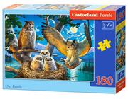 Puzzle - Puzzle Owl Family 180 - miniaturka - grafika 1