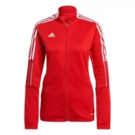 Bluzy damskie - Bluza Damska Adidas Tiro 21 Track Czerwona Gm7305-S - miniaturka - grafika 1