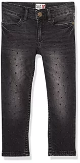 Spodnie i spodenki dla dziewczynek - Noppies Jeansy dziewczęce, Dark Grey Wash - P050, 92 cm - grafika 1