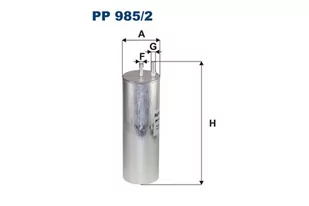 Filtron PP 985/2 FILTR PALIWA FIAT TIPO 43891 MULTIJET 15 PE982/5 - Filtry paliwa - miniaturka - grafika 1