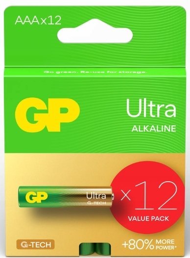 Bateria GP Ultra Alkaline AAA LR03 bl/12