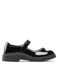 Tommy Hilfiger Półbuty Ballerina T3A3-32580-0774 S Czarny - Buty dla dziewczynek - miniaturka - grafika 1