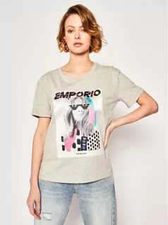 Koszulki i topy damskie - Emporio Armani T-Shirt 3H2T7M 2J53Z 0616 Szary Regular Fit - grafika 1