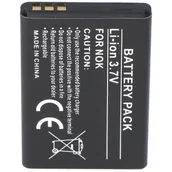 Baterie do telefonów - Bateria odpowiednia dla Nokia 5100, 6100, 7200, Li-Ion, 3.7V, 900mAh, 3.33Wh - miniaturka - grafika 1
