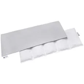 Termofory - MEDI PARTNERS Termofor z pestek wiśni 5 komorowy Wafel 20x60 cm Szary - miniaturka - grafika 1