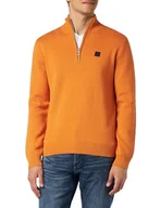 Swetry męskie - TOM TAILOR sweter męski, 32243 – Tomato Cream Orange, M - miniaturka - grafika 1