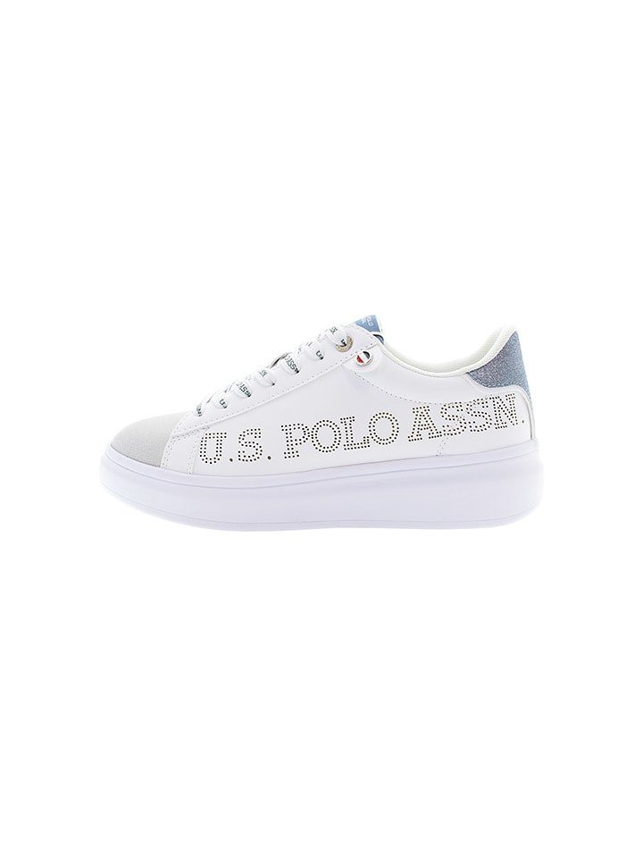 U.S. Polo Assn. Sneakersy w kolorze białym