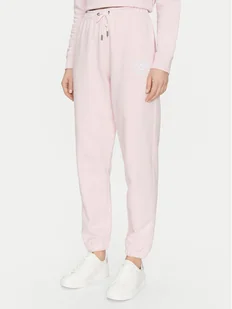 Guess Jeans Spodnie dresowe W5RB63 K68I4 Beżowy Regular Fit - Spodnie sportowe damskie - miniaturka - grafika 1