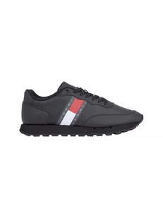 Tommy Jeans Leather Runner Ess EM0EM00898-0GK 44 - Buty sportowe męskie - miniaturka - grafika 1