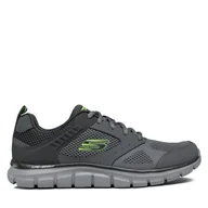 Sneakersy męskie - Sneakersy Skechers Syntac 232398/CHAR Szary - miniaturka - grafika 1