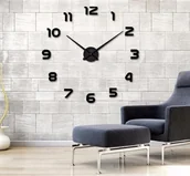 Zegary - Duży Zegar Ścienny 3D (regulowana średnica od 65-150cm!!) - w 2 Kolorach do Wyboru. - miniaturka - grafika 1