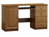 Dom i wnętrze OUTLET - OUTLET - Biurko drewniane CONRADO głębokość 48cm dąb - miniaturka - grafika 1