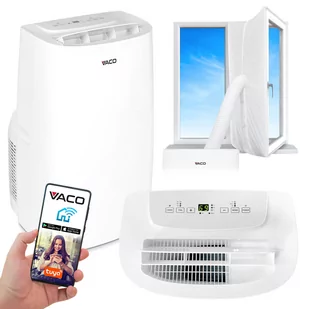 Vaco Klimatyzator przenośny 4w1 Największa moc 3,9 kW - Klimatyzatory - miniaturka - grafika 1