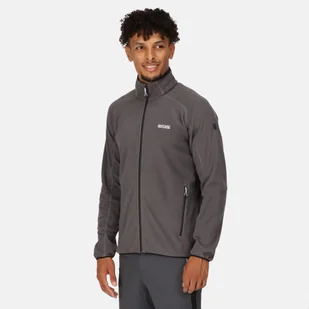 Regatta Męski Polar z Suwakiem Hadfield Szary, Rozmiar: Xxl - Bluzy męskie - miniaturka - grafika 1