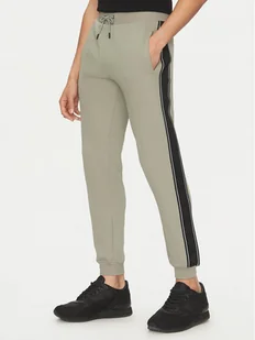Guess Spodnie dresowe Z2YB09 KB3P2 Zielony Regular Fit - Spodnie męskie - miniaturka - grafika 1