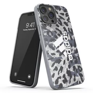 Adidas OR Snap Case Leopard iPhone 13 Pro / 13 6,1" szary/grey 47259 - Etui i futerały do telefonów - miniaturka - grafika 1