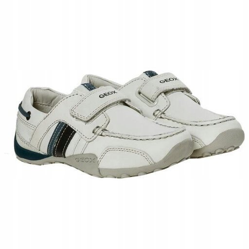 Półbuty Buty dziecięce Snakemoc Geox rozmiar 28 B3216E 04332 C1167 WHITE/AVIO