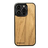 Etui i futerały do telefonów - Drewniane Etui Bewood iPhone 14 Pro DĄB - miniaturka - grafika 1