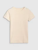 Bluzki damskie - Koszulka Damska 4F T-shirt Bluzka Bawełniana Okrągły Dekolt F2351-083S-L - miniaturka - grafika 1