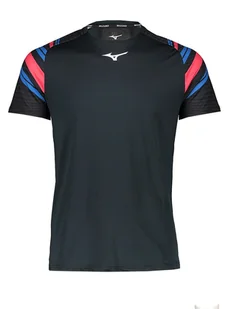 Mizuno Koszulka sportowa "Shadow" w kolorze czarnym - Koszulki sportowe męskie - miniaturka - grafika 1