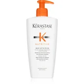 Szampony do włosów - Kerastase Nutritive Satin Riche, wzbogacona kąpiel, szampon do włosów grubych, 500ml - miniaturka - grafika 1