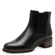 Kozaki damskie - Marco Tozzi Damskie 2-25376-45 modne kozaki, czarne, 40 EU, czarny, 40 EU - miniaturka - grafika 1