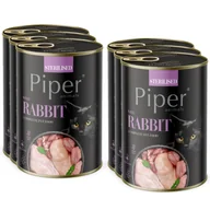 Mokra karma dla kotów - DOLINA NOTECI Piper dla kotów sterilizowanych z królikiem 6x400g - miniaturka - grafika 1