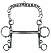 Akcesoria jeździeckie - FEELING Pelham prosty 14mm - miniaturka - grafika 1