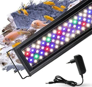 NN LA40 lampa akwariowa lampka oświetlenie do akwarium belka LED RGBWP 35,5 cm 12W - Oświetlenie akwarium - miniaturka - grafika 1