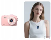Aparaty Cyfrowe - Xrec Mini X8 różowy - miniaturka - grafika 1