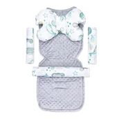 Akcesoria do wózków - Wkładka do wózka - Pokrowiec na wózek Wkładka na siedzisko do fotelika dziecięcego Oddychający uniwersalny zestaw z zabezpieczeniem pasa 75 x 35 cm .. - miniaturka - grafika 1