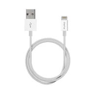 Kable USB - PURO White - Kabel połączeniowy USB Apple złącze Lightning MFi 1m (biały) - miniaturka - grafika 1