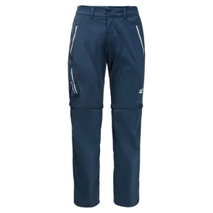 Spodnie męskie Jack Wolfskin  Overland Zip Away Thunder Blue 52 - Spodnie sportowe męskie - miniaturka - grafika 1