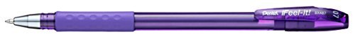 Pentel I Feel It. Pióro 12 sztuk długopisów 0,7 mm fioletowy