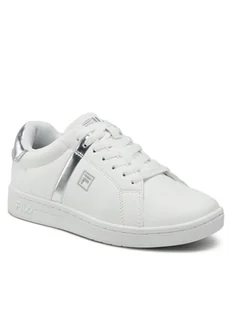 Fila Damskie sneakersy Crosscourt 2 F Low Wmn, biały, srebrny, 39.5 EU - Sneakersy damskie - miniaturka - grafika 2