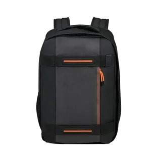 American Tourister Urban Track, plecak samolotowy, bagaż podręczny, 40 cm, 24,5 l, czarny (czarny/pomarańczowy), czarny (czarny/pomarańczowy), Handgepäck 15.6 Zoll, Bagaż podręczny - Plecaki - miniaturka - grafika 1