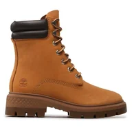Botki damskie - Trapery Timberland Cortina Valley 6in Bt Wp TB0A5N9S231 Brązowy - miniaturka - grafika 1
