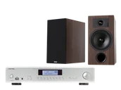 Zestawy stereo - Rotel A12 MkII (srebrny) + Tesi 3 (mokka) - miniaturka - grafika 1