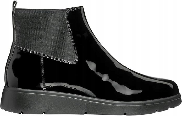 Geox D Arlara Botki Lakierowane Za Kostkę Czarne 41 Joc