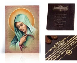 Ikona religijna Matka Boża Bolesna - Ikony i obrazy sakralne - miniaturka - grafika 1