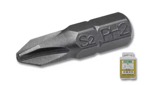 Końcówka wkrętakowa PH3 25 mm Stalco - S-13103 - Budowa OUTLET - miniaturka - grafika 1
