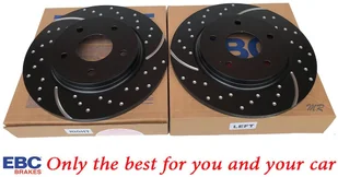 Tylne klocki YellowStuff + NAWIERCANE NACINANE tarcze hamulcowe 305mm EBC seria GD Dodge Caravan 2008- - Tarcze hamulcowe Tylne klocki YellowStuff + NAWIERCANE NACINANE tarcze hamulcowe 305mm EBC seria GD Dodge Caravan 2008- - Tarcze hamulcowe - miniaturka - grafika 5