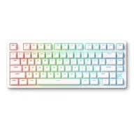 Klawiatury - Klawiatura MCHOSE MC-JET75-8 Biały - miniaturka - grafika 1