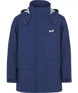 FILA Męska kurtka Tanvald Light Parka Jacket Padded, Medieval Blue, XXL - Kurtki męskie - miniaturka - grafika 1