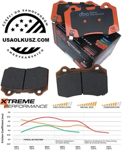 Klocki hamulcowe tylne DBA Xtreme Performance Chevrolet Camaro 6,2 V8 - Klocki hamulcowe - miniaturka - grafika 5