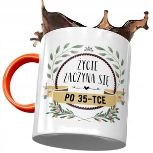 Kubek Pomarańczowy na Urodziny 35 35te 35-te z Nadrukiem ze Zdjęciem + Opakowanie na prezent (wzór 04) - Kubki Kubek Pomarańczowy na Urodziny 35 35te 35-te z Nadrukiem ze Zdjęciem + Opakowanie na prezent (wzór 04) - Kubki - miniaturka - grafika 1