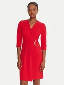 Sukienki - Rinascimento Sukienka koktajlowa CFC0020071002 Czerwony Regular Fit - miniaturka - grafika 1